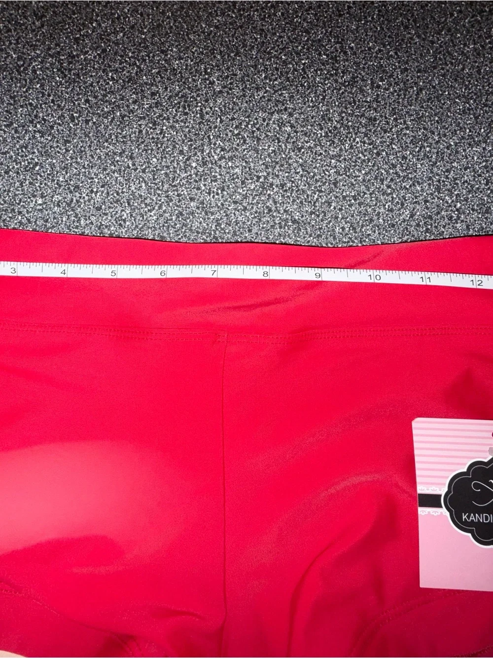 Kandi Kouture NWT! Red Dance Shorts Size Adult Medium